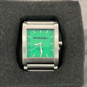 Rockwell Silver and Green Men's Watch